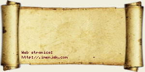 Gala Džaković vizit kartica